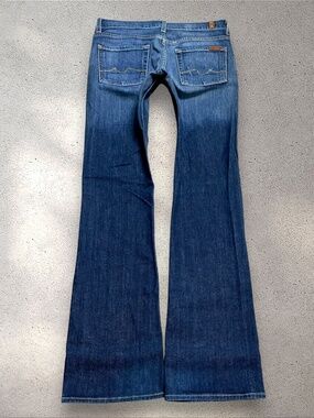 7 For All Mankind Low Rise “Boycut” Jeans
